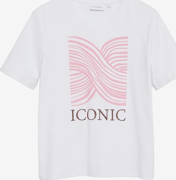 T-shirt COMMA en blanc : devant