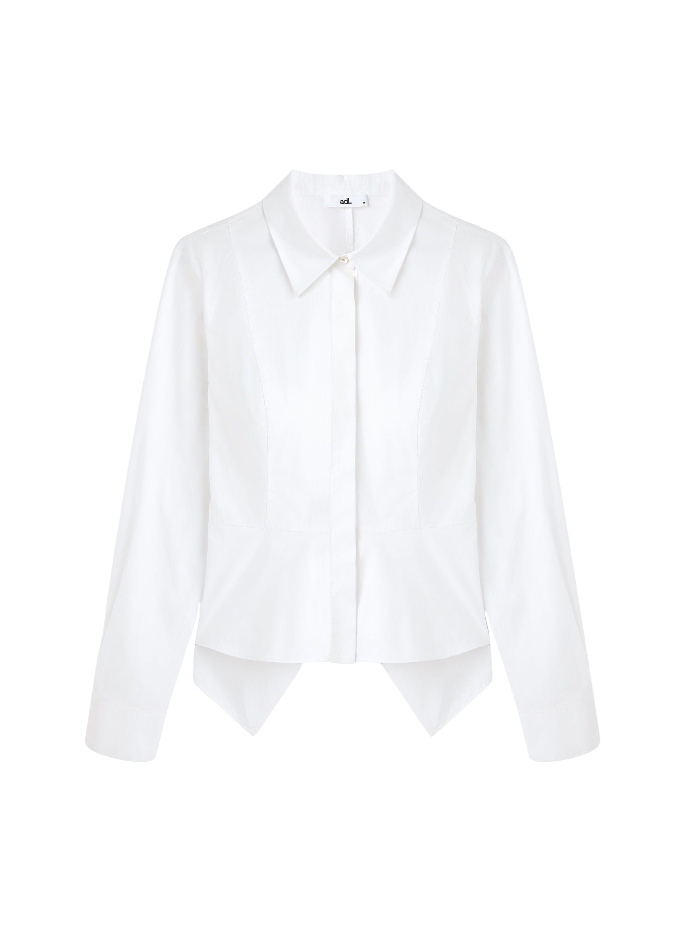 adl Shirt in Wit: voorkant