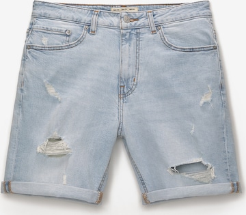 Pull&Bear Shorts in Blau: predná strana