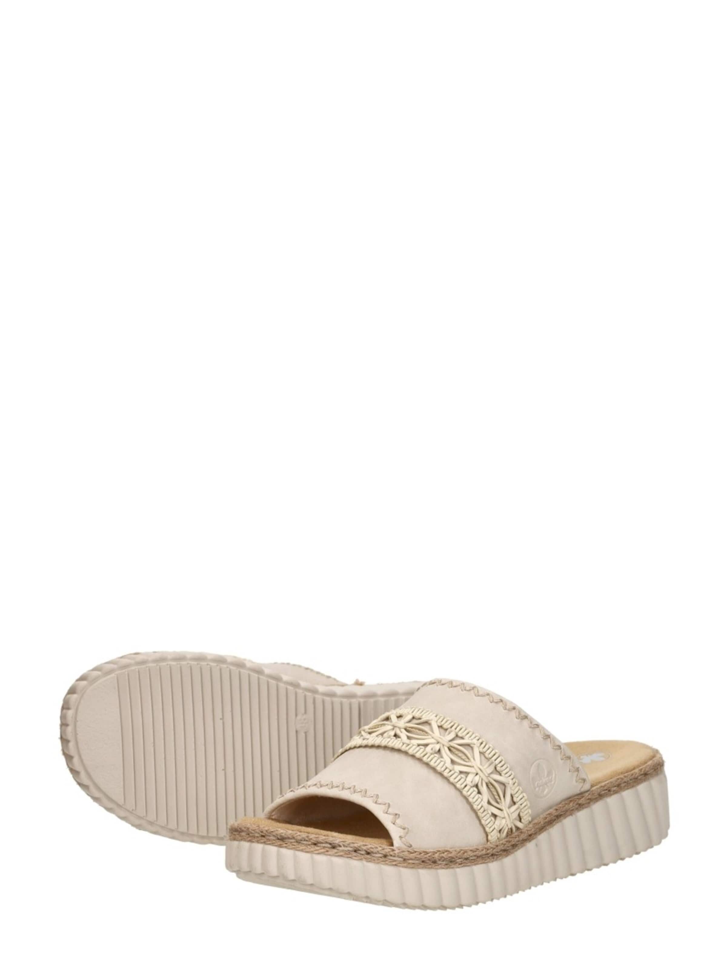 Rieker Muiltjes 'Open Teen' in Beige