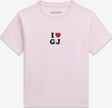 GUESS JEANS Shirts 'I LOVE GJ' i lilla: forside