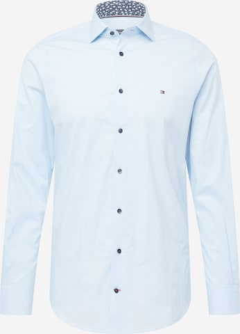 TOMMY HILFIGER Slim fit Businessskjorta i blå: framsida