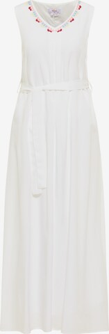 usha FESTIVAL Dress in White: front
