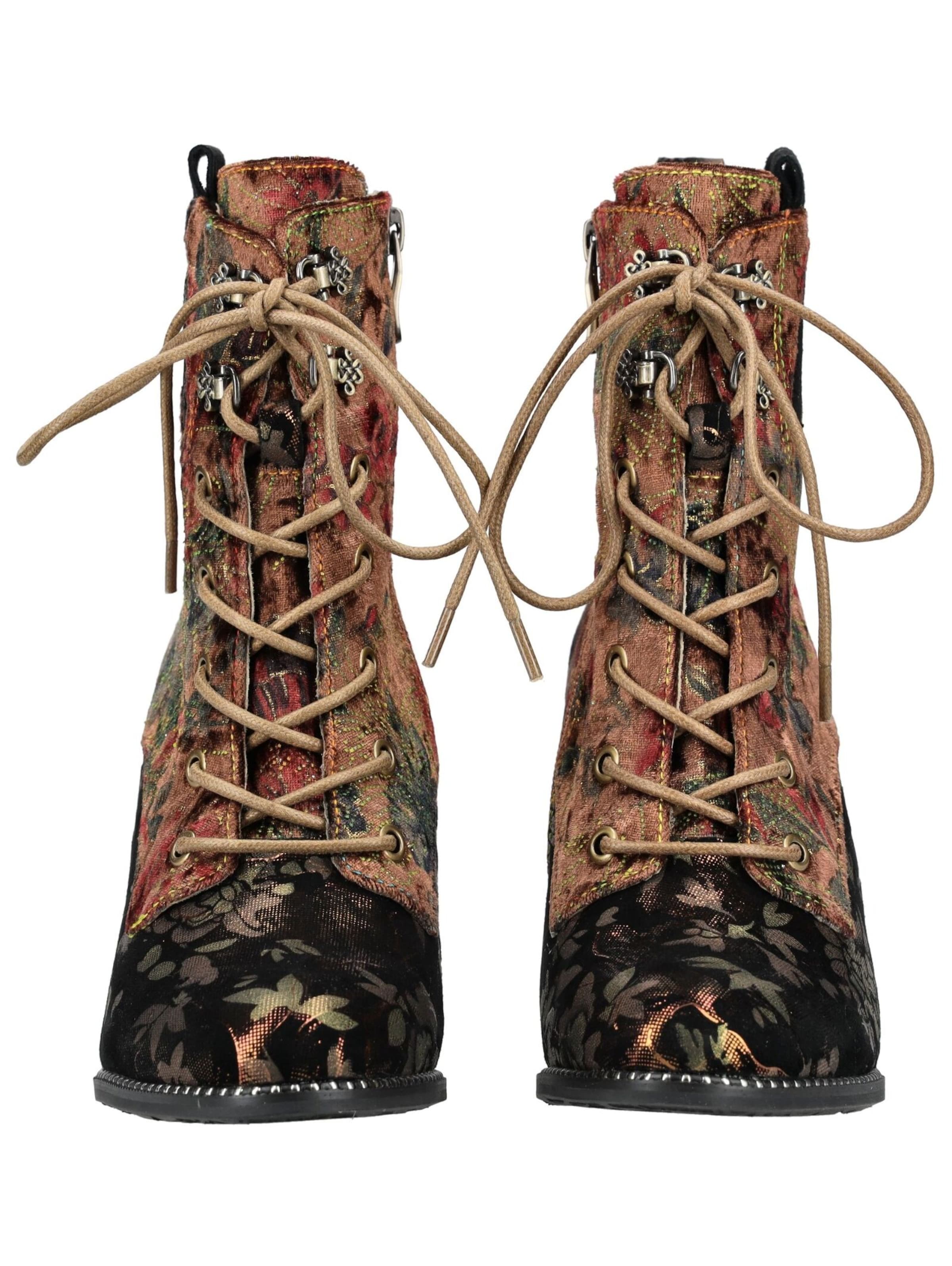 Bottines à lacets Laura Vita en bronze