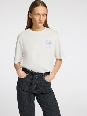 SELECTED T-Shirt in Weiß