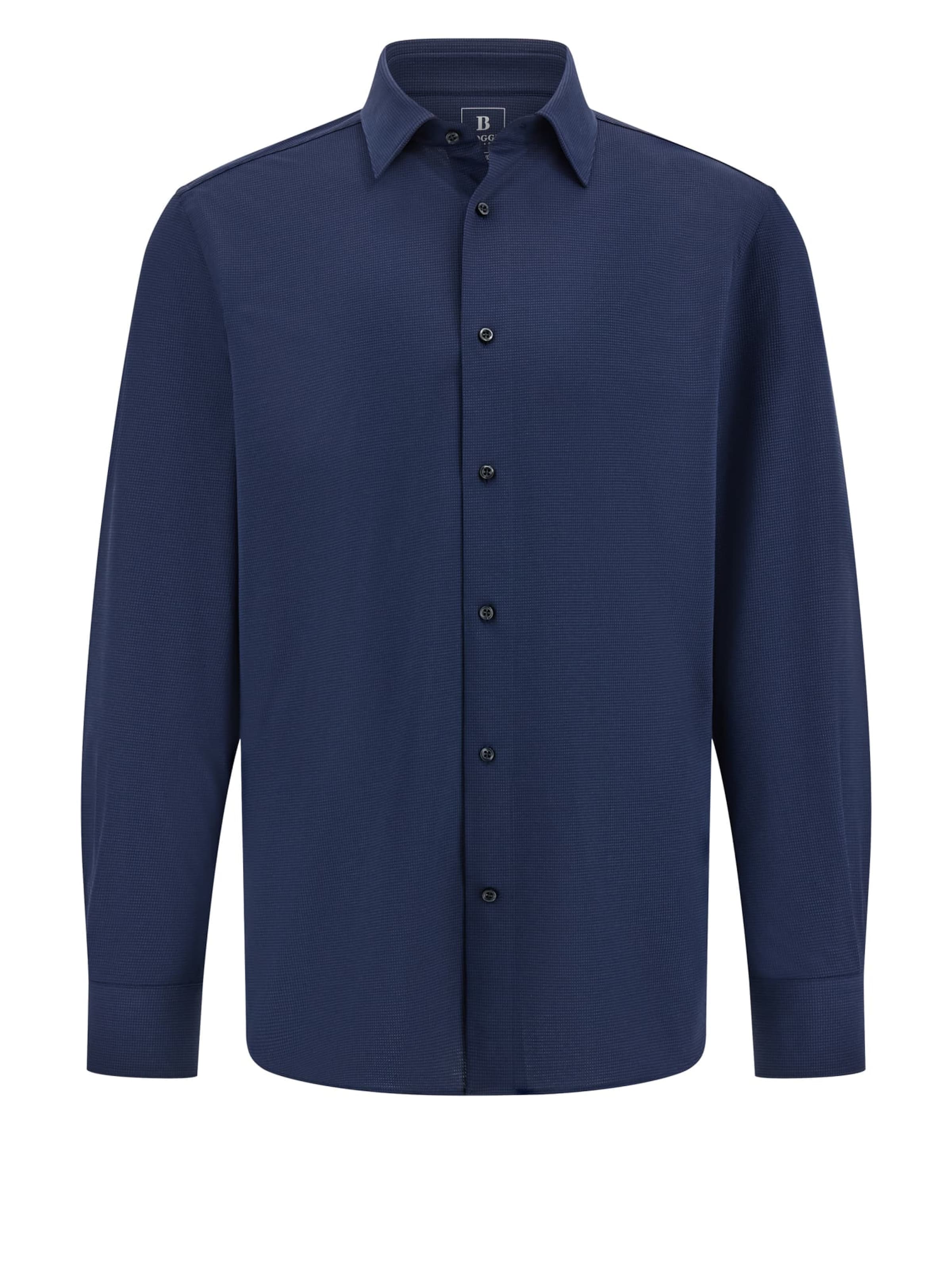 Chemise Boggi Milano en bleu : devant