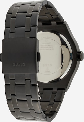 juoda GUESS Analoginis (įprasto dizaino) laikrodis
