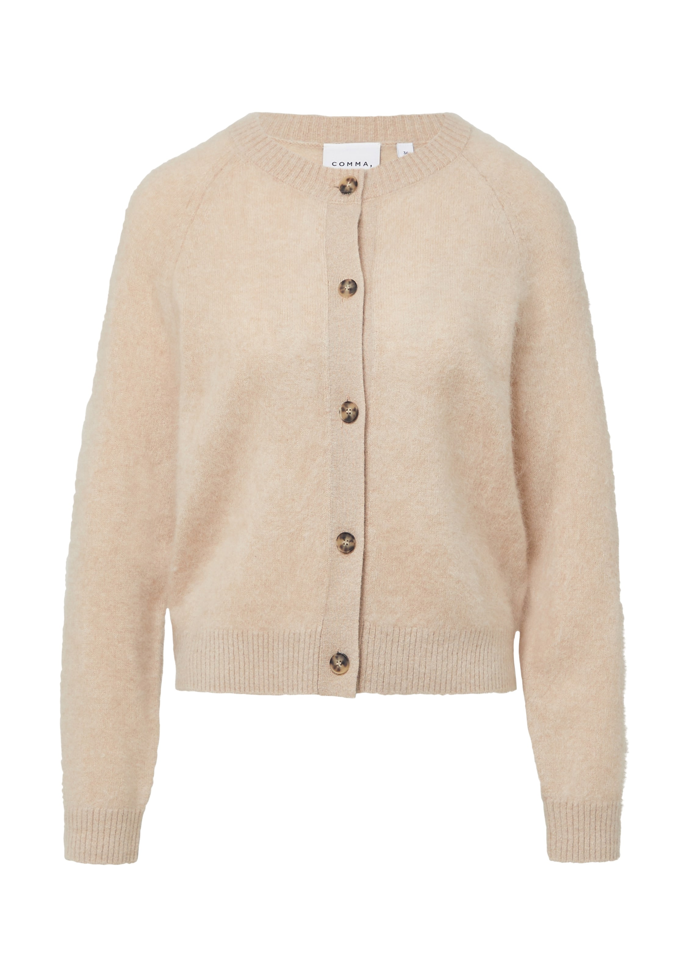 Cardigan COMMA en beige : devant