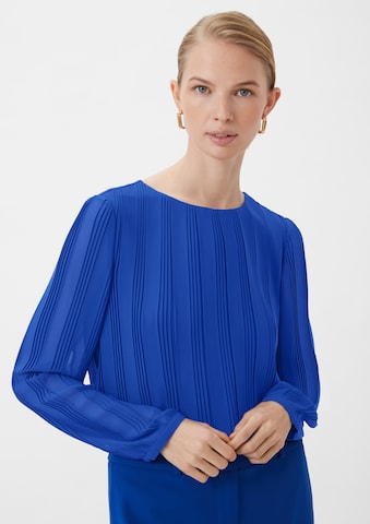 COMMA Blouse in Blauw: voorkant