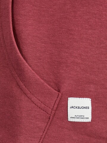 JACK & JONES كنزة رياضية بلون أحمر