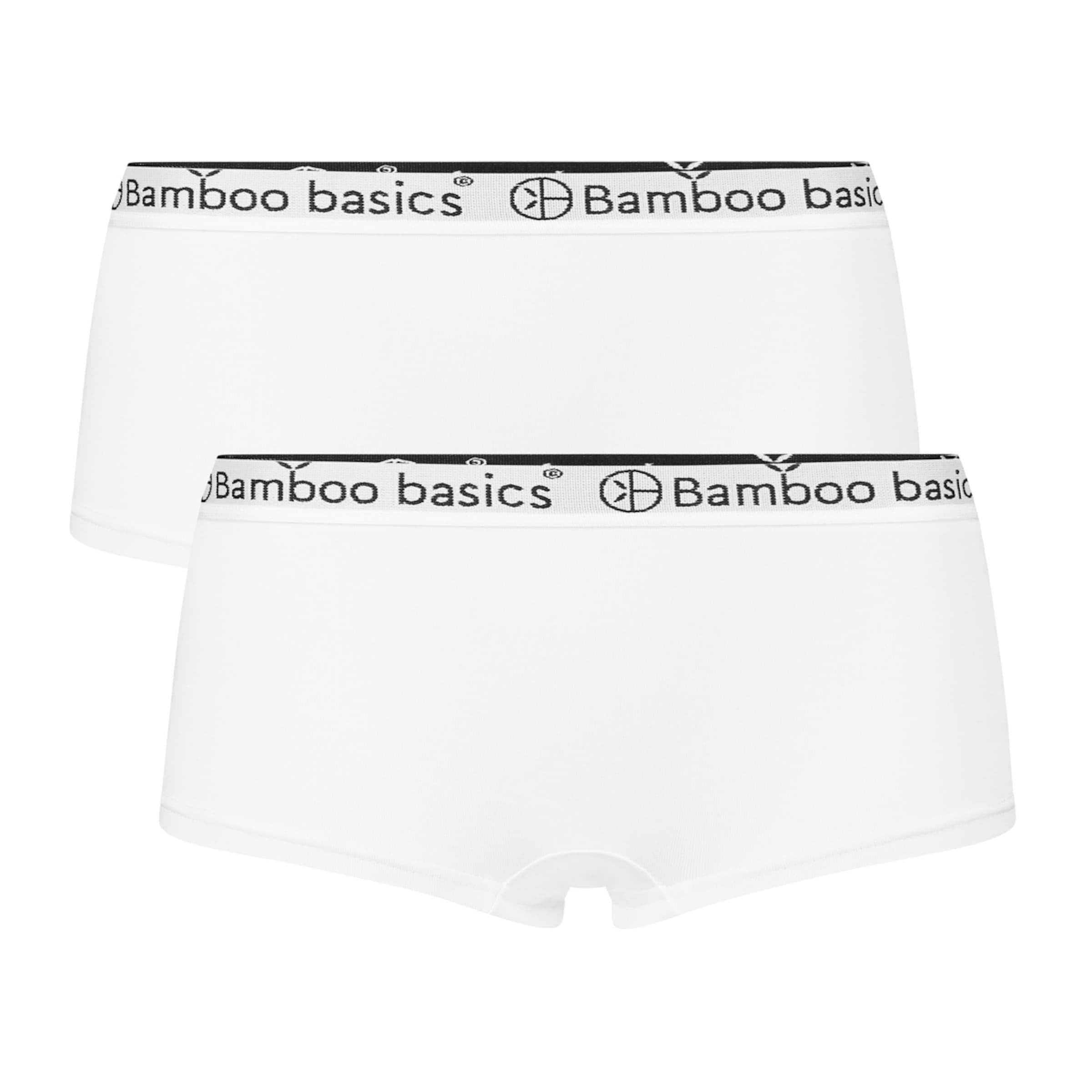 Bamboo basics Majtki w kolorze biały: przód