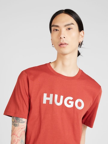 HUGO Red Μπλουζάκι 'Dulivio' σε κόκκινο