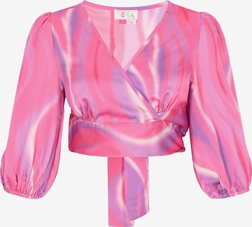 IZIA Blouse 'Festival' in Roze: voorkant