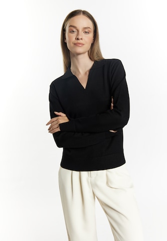 DreiMaster Klassik Pullover in Schwarz: predná strana