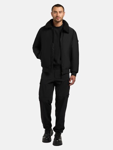 khujo Winterjas 'Ginster' in Zwart