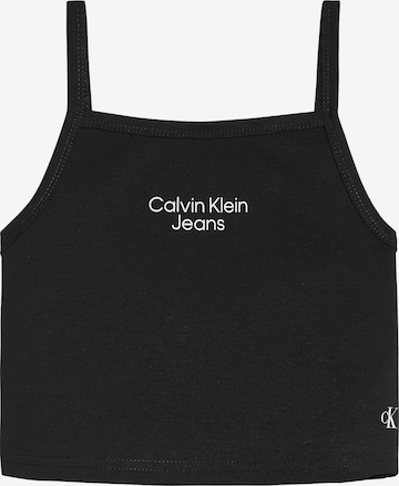 Calvin Klein Jeans - Top em preto: frente