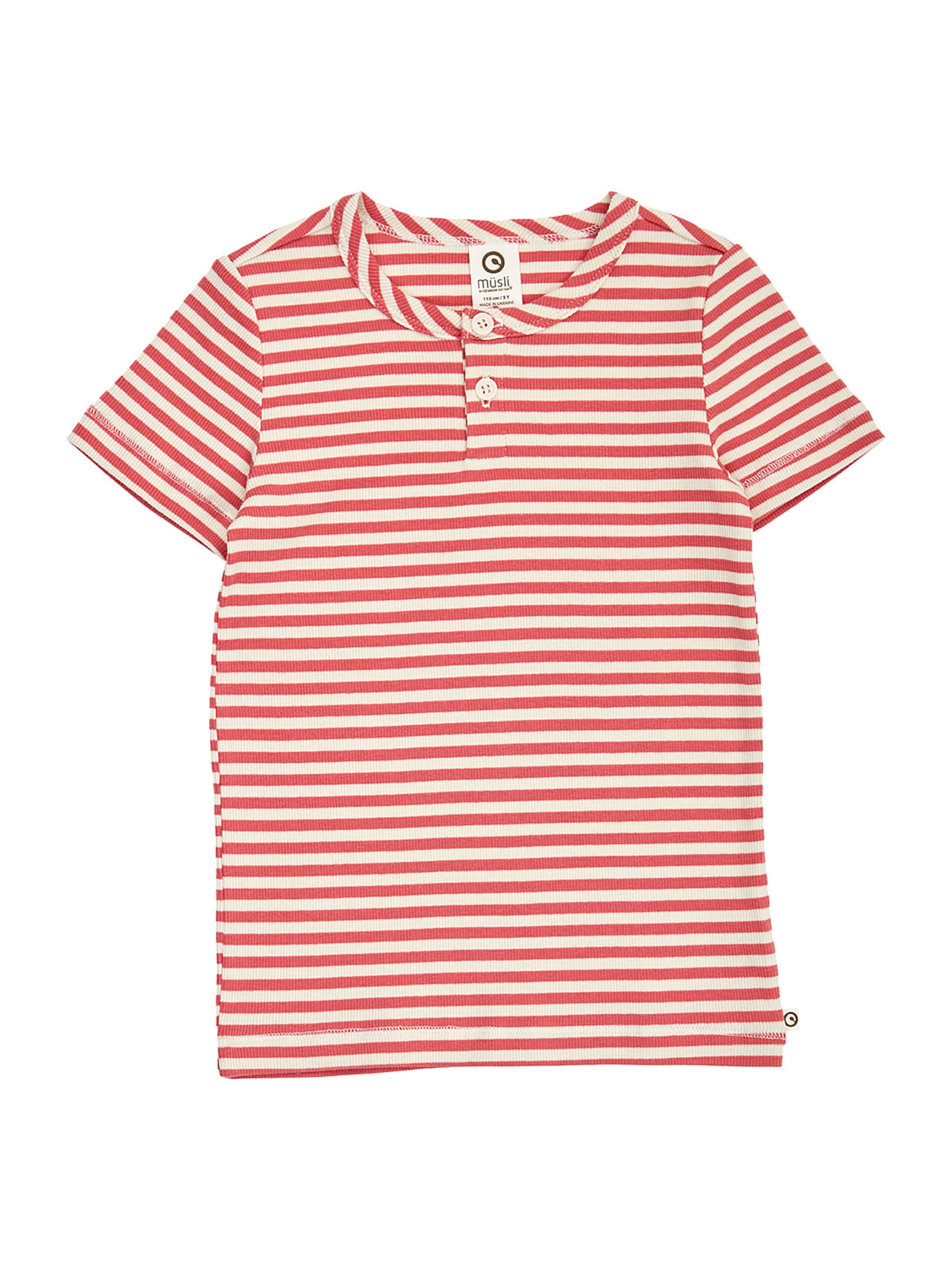 Müsli by GREEN COTTON Shirt ' 1511103700 ' in Rood: voorkant