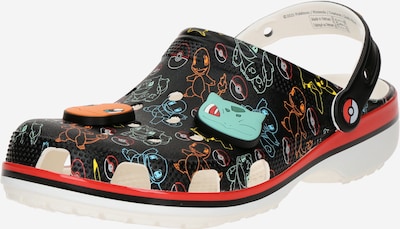 Crocs Clogs 'Pokemon' in türkis / gelb / dunkelorange / schwarz, Produktansicht