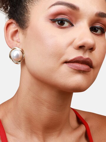 Boucles d'oreilles SOHI en or : devant