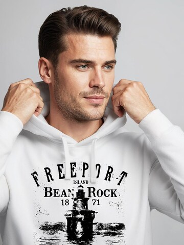 Neverless Sweatshirt 'Vintage Leuchtturm' in White