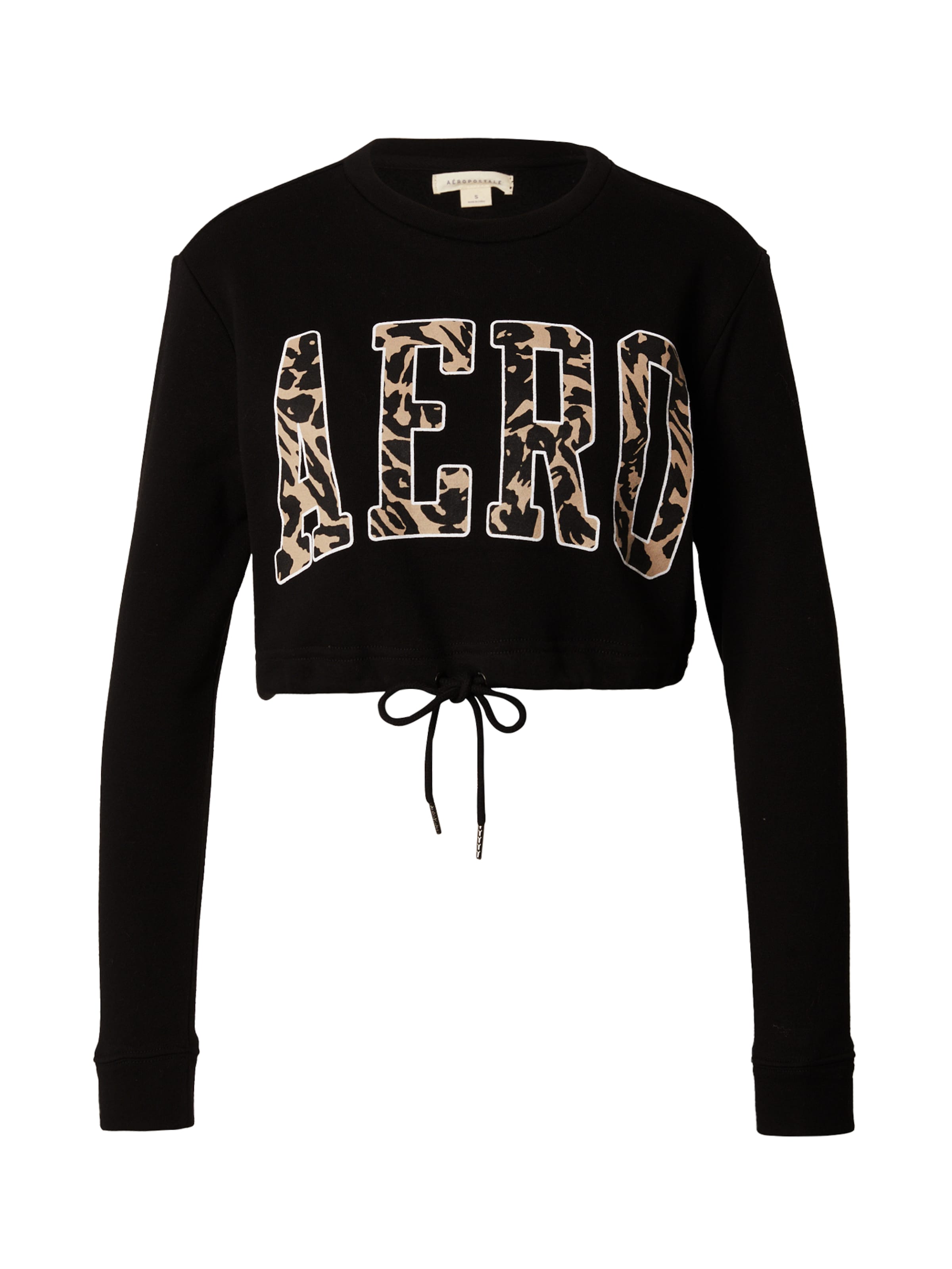 AÉROPOSTALE Sweatshirt i svart: framsida