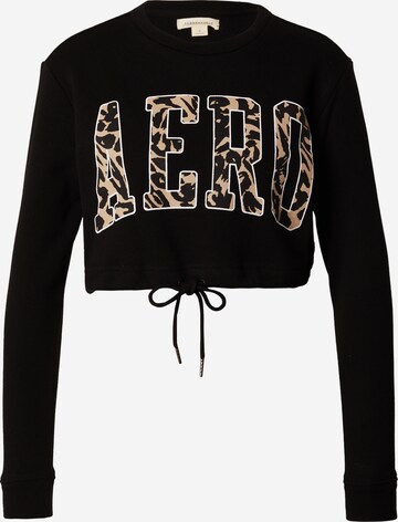 AÉROPOSTALE Sweatshirt in Schwarz: predná strana