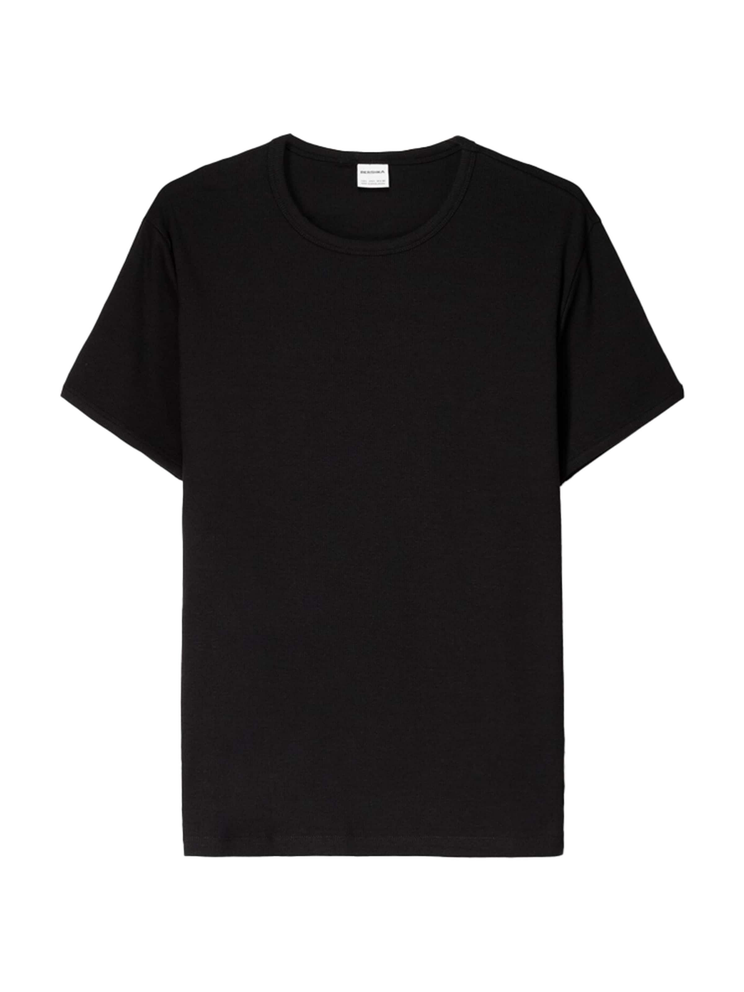 Bershka Póló - fekete: elől