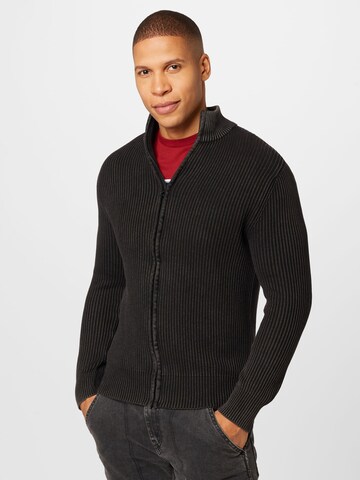 Key Largo Knit Cardigan in Grey: front