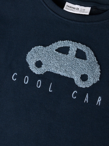 NAME IT - Sudadera 'NMMObear' en azul