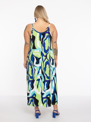 Yoek Dress in Mixed colors