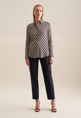 SEIDENSTICKER Blouse 'Schwarze Rose' in Beige