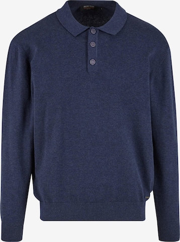 INDICODE JEANS Trui 'Zander' in Blauw: voorkant