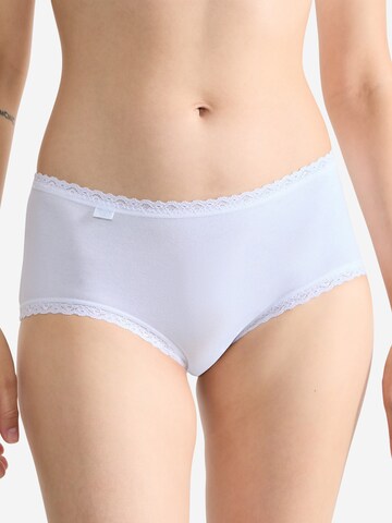 SLOGGI Slip '24/7 Cotton Lace' in White: front