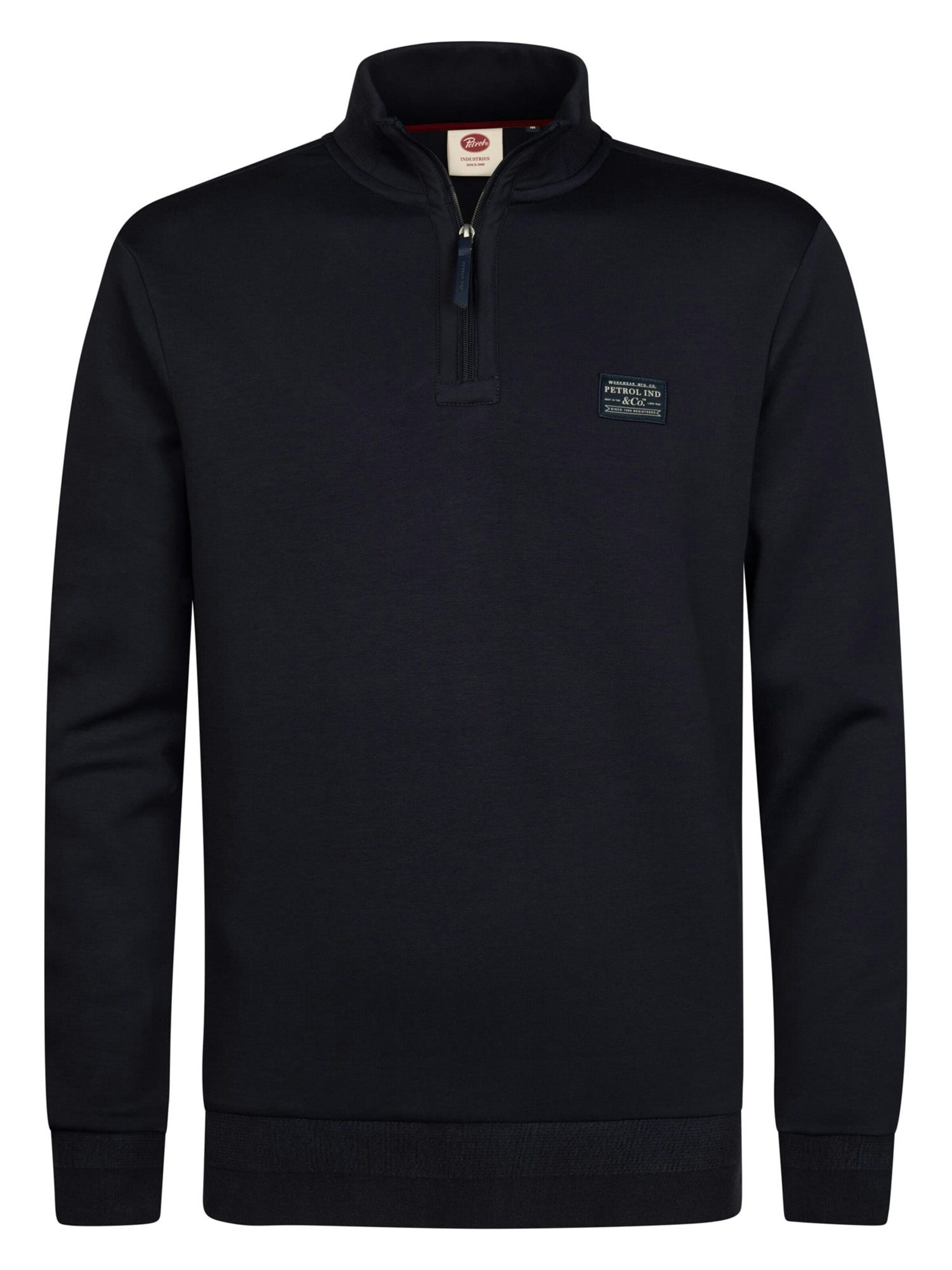 PETROL INDUSTRIES MEN Sweater in Blue: front