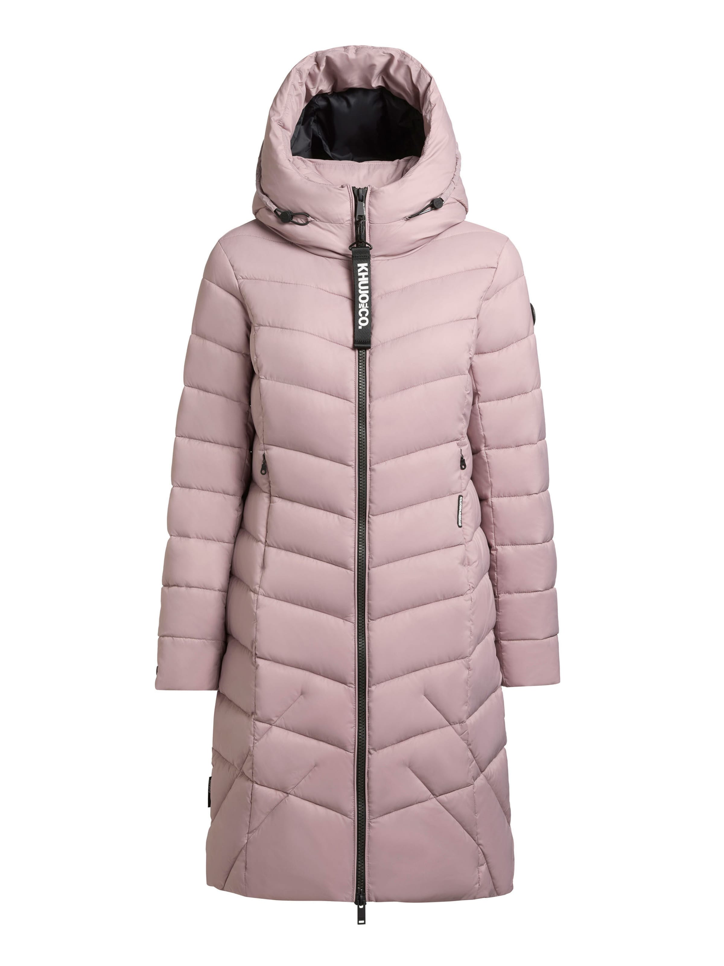 khujo Winter Coat 'Odana' in Pink: front