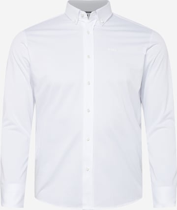 Coupe regular Chemise 'Joe' BOSS en blanc : devant