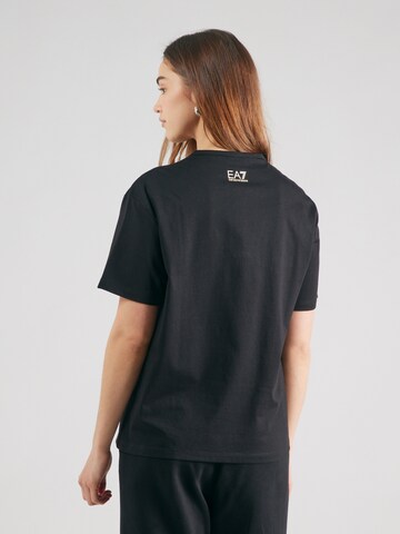 EA7 Emporio Armani Paita 'TRAIN VISIBILITY' värissä musta