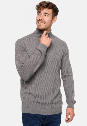 INDICODE JEANS Sweater 'Saini' in Grey