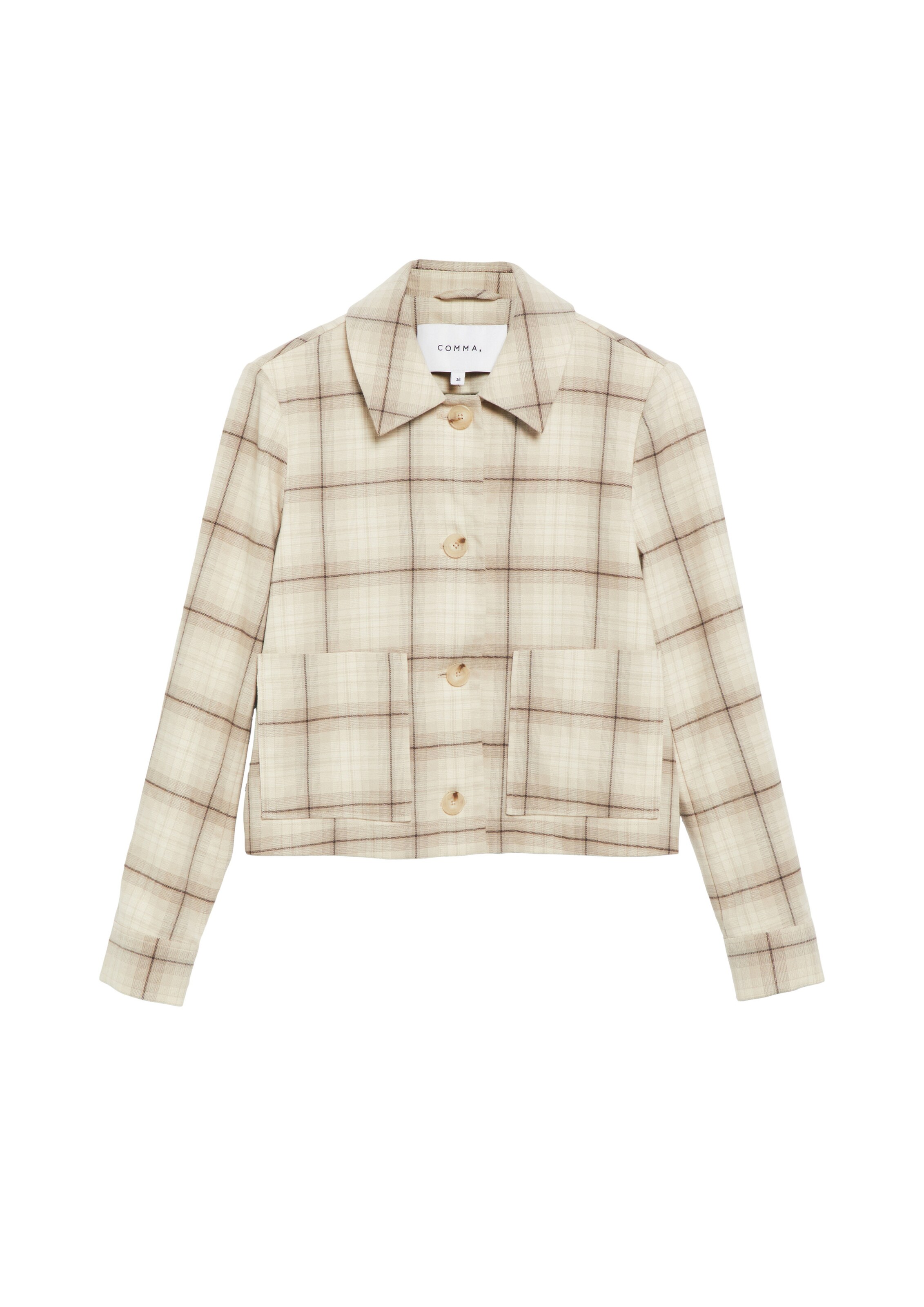 COMMA Jacke in Beige: Vorderseite