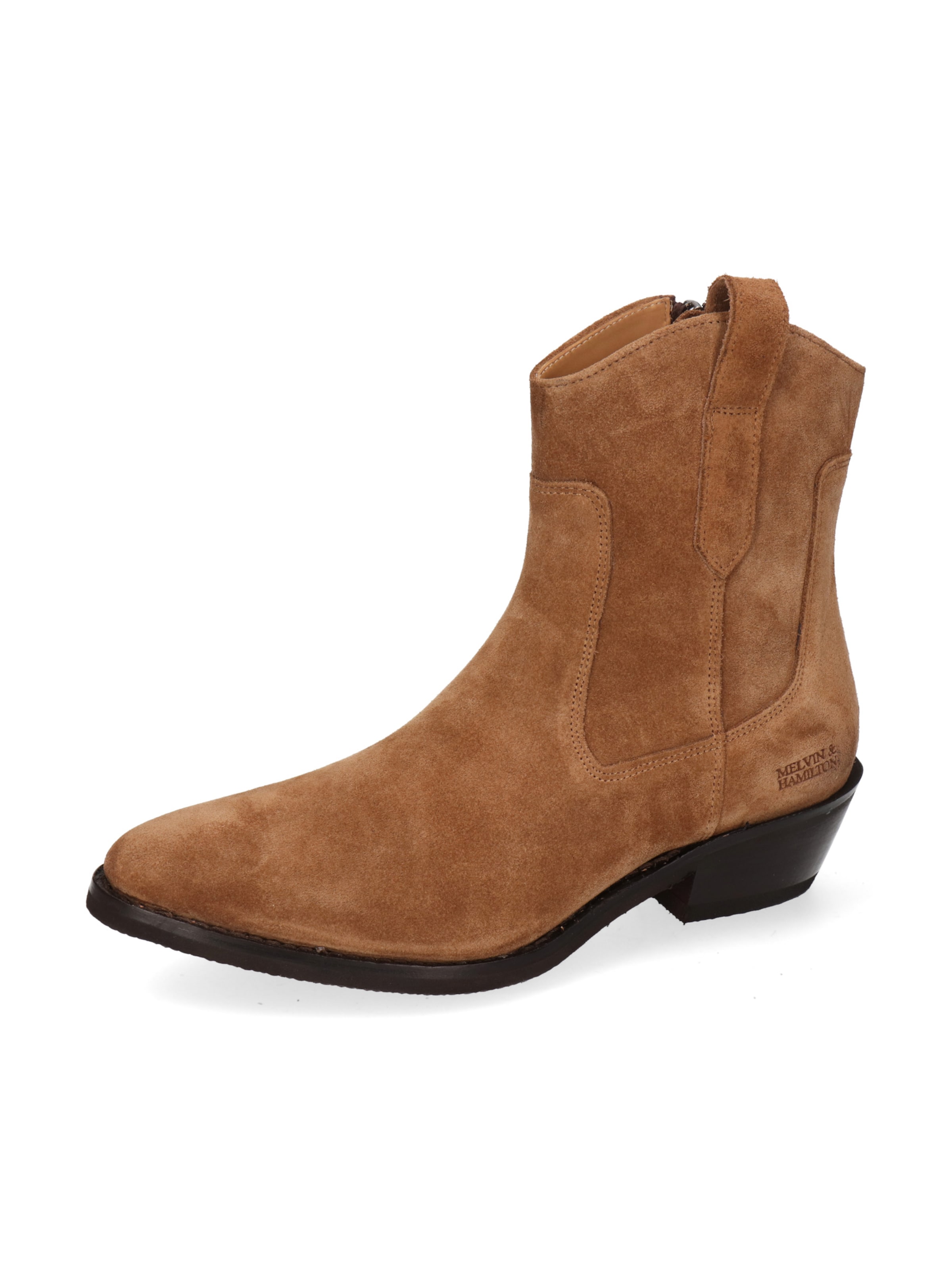 MELVIN & HAMILTON Booties 'Melody 2' in Brown: front