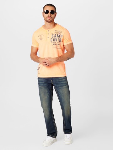 CAMP DAVID T-Shirt in Orange