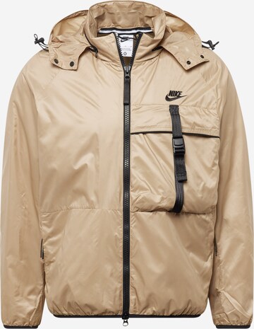 Veste mi-saison Nike Sportswear en marron : devant