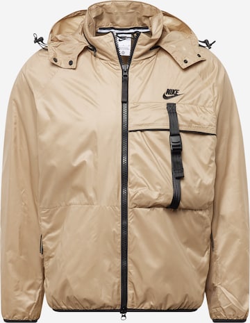 Veste mi-saison Nike Sportswear en marron : devant