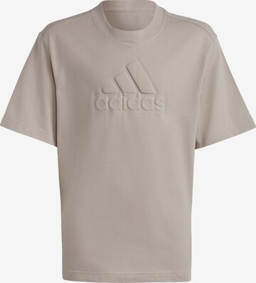 T-Shirt fonctionnel 'Future Icons' ADIDAS SPORTSWEAR en marron : devant