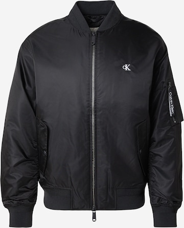 Veste mi-saison Calvin Klein Jeans en noir : devant