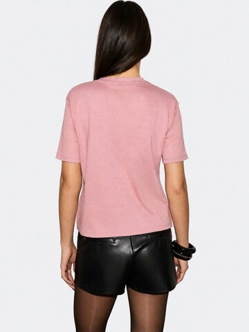 T-shirt 'T-Shirts' Ethiquet en rose