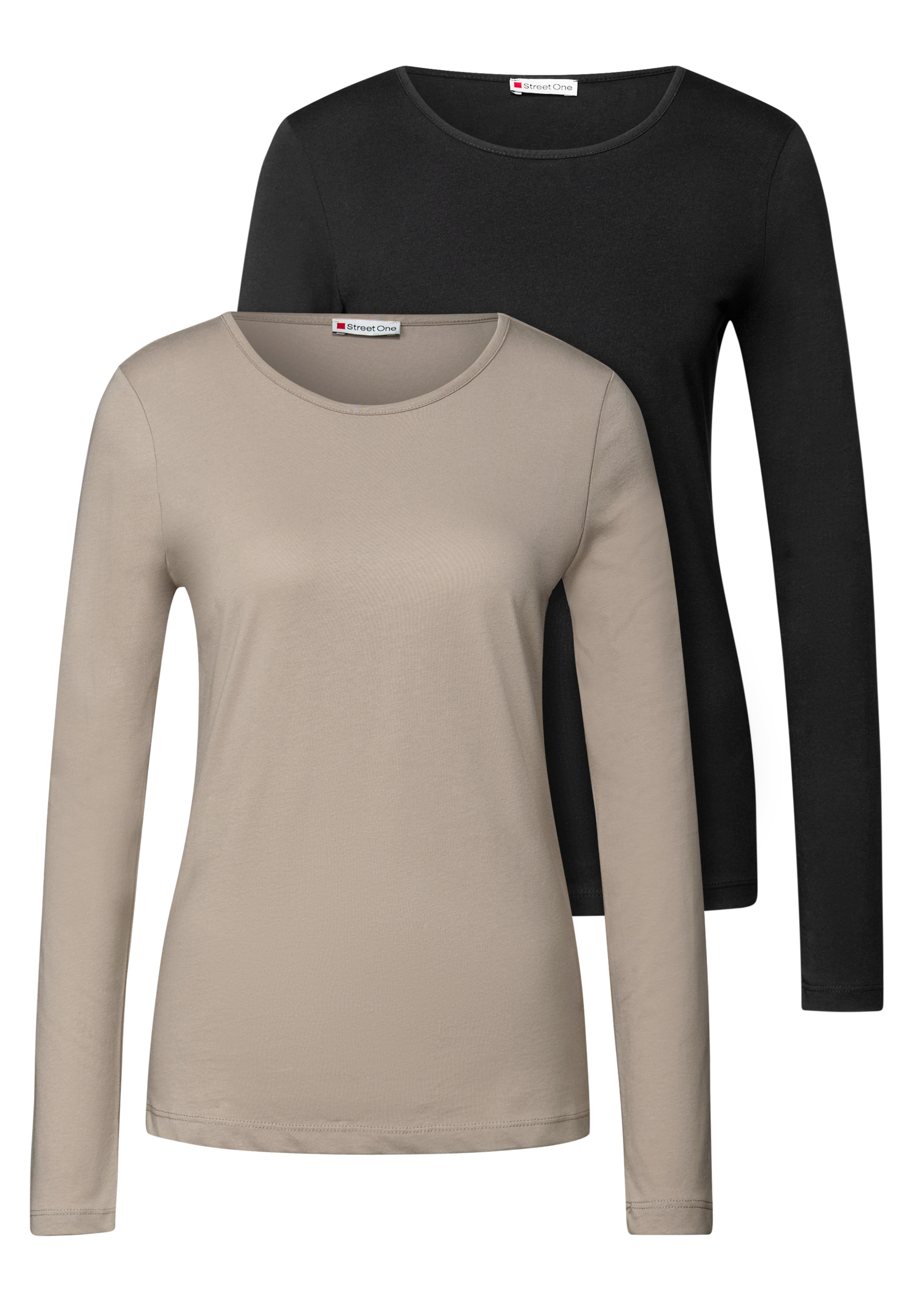 STREET ONE Shirt in Braun: Vorderseite