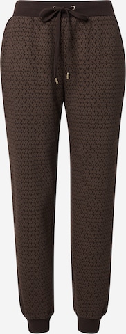 MICHAEL Michael Kors Tapered Pants in Brown: front