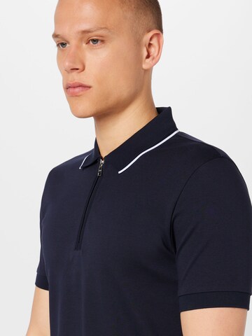 T-Shirt 'Polston' BOSS Black en bleu