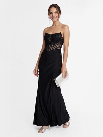 Robe de soirée Luxuar Fashion en noir